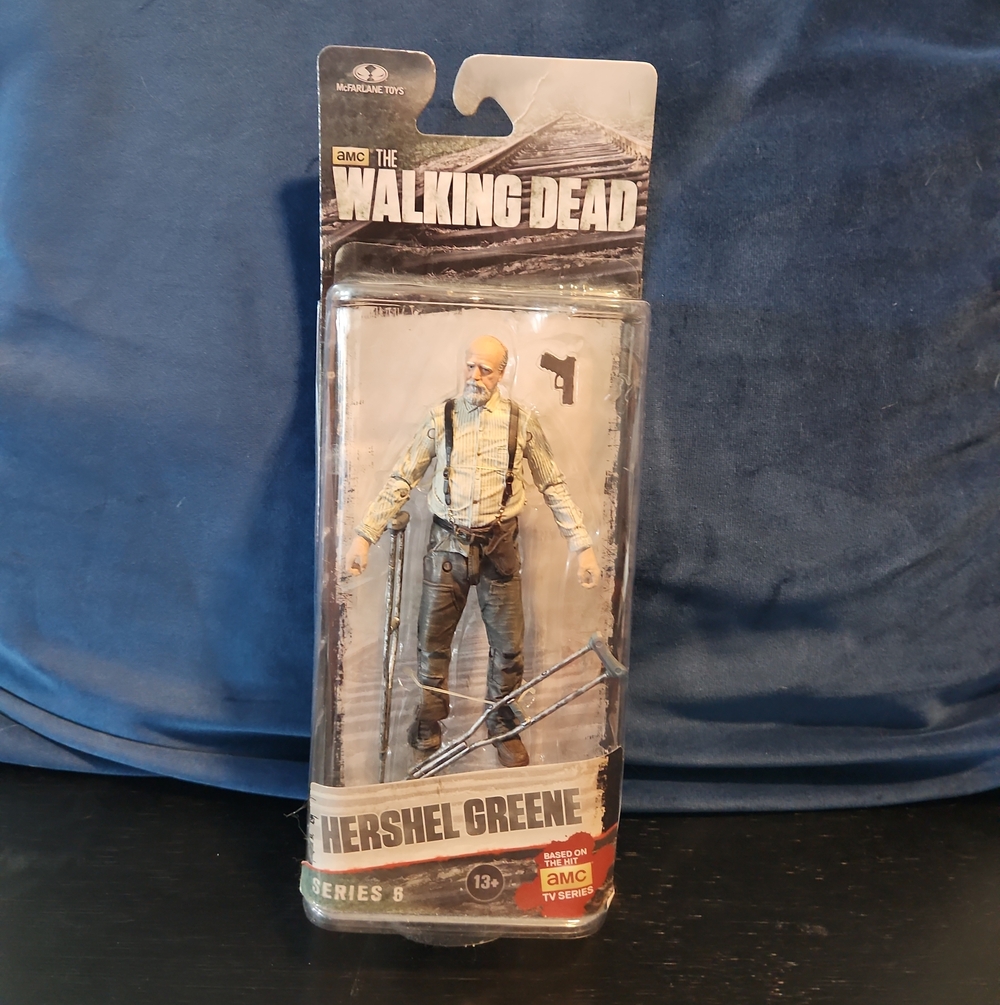 The Walking Dead Hershel Greene Action Figure - Blue Outfit